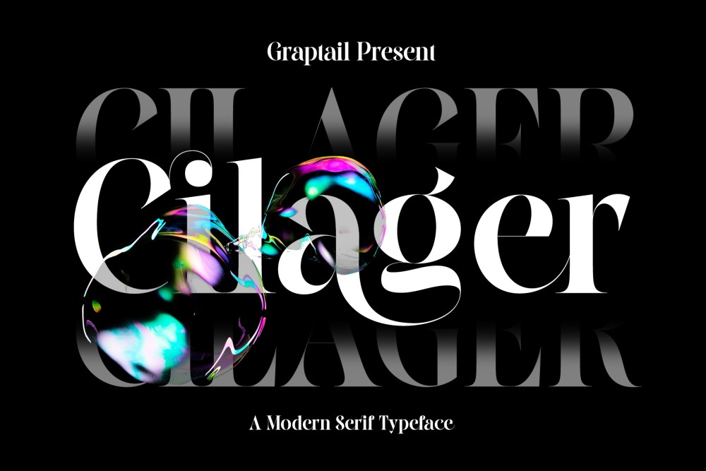 Cilager Font preview