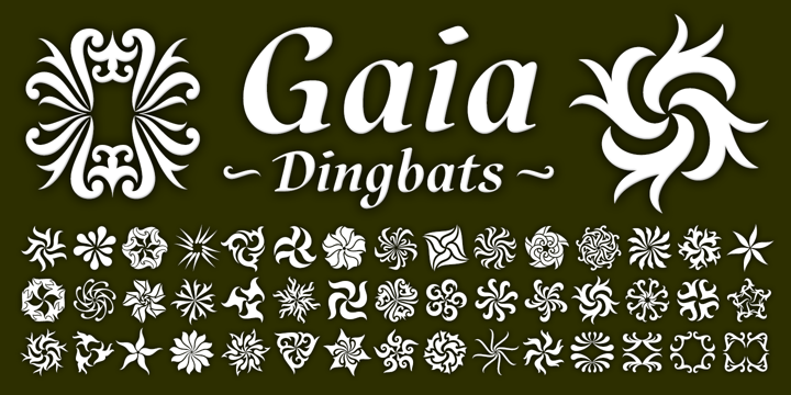 Gaia Font preview
