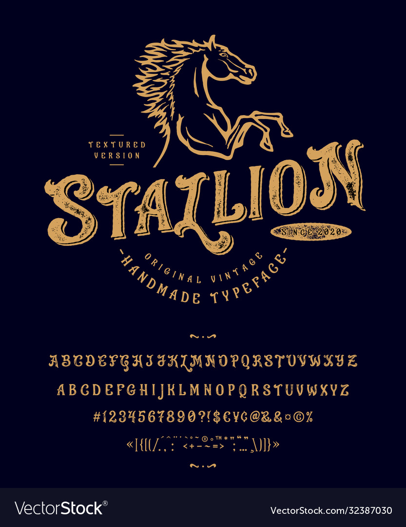 Stalions Font preview