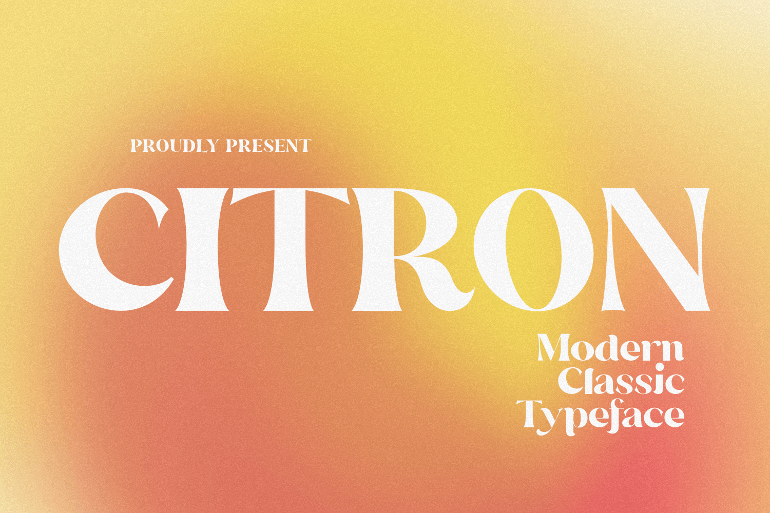 Citron Font preview