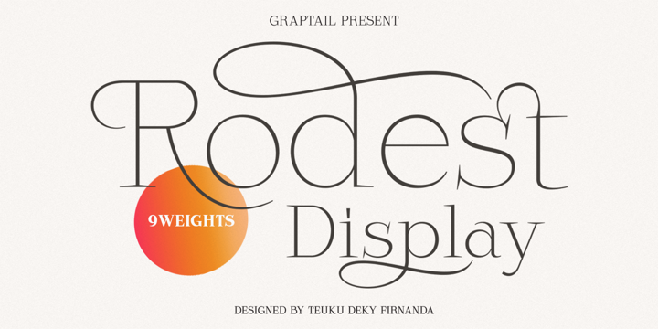 Rodest Font preview