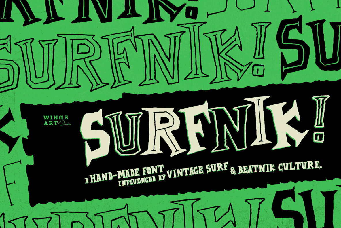Surfnik Font preview