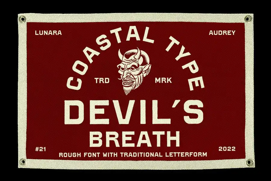 Devil's Breath Regular Font preview