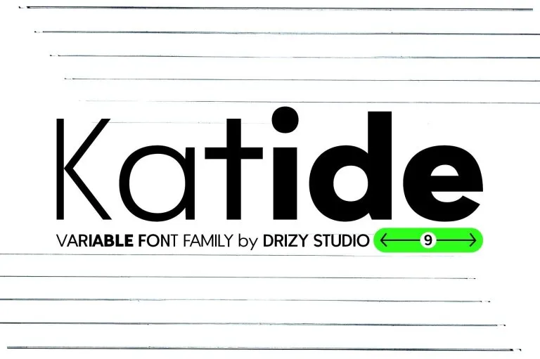 Katide Font preview