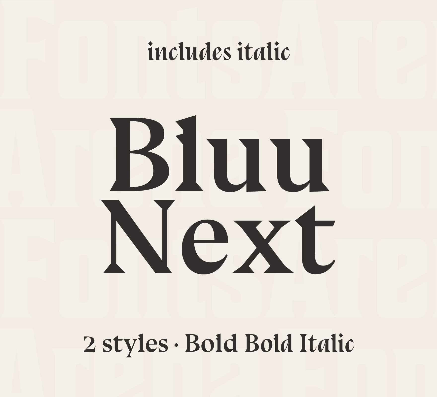 Bluu Next CYR Font preview