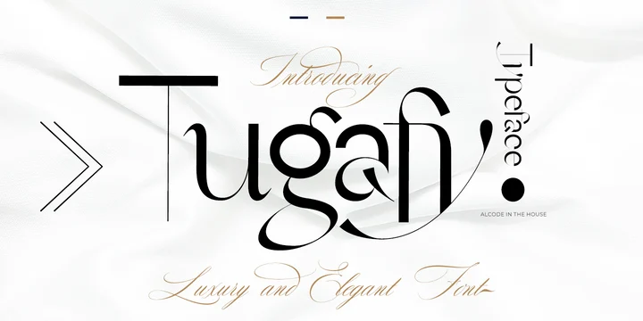 Tugafy Font preview