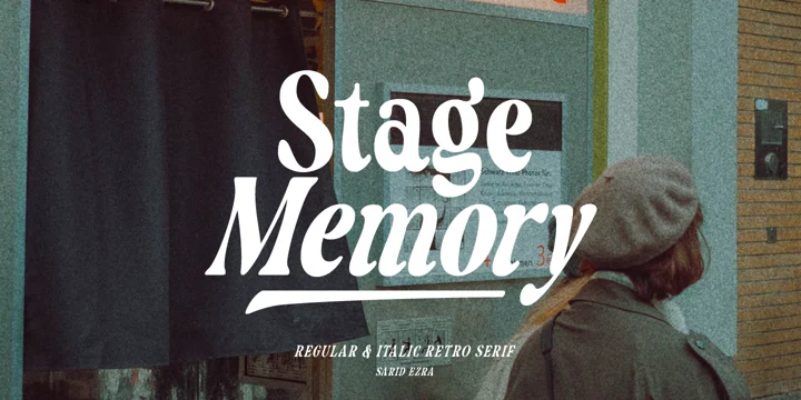 Stage Memory Font preview