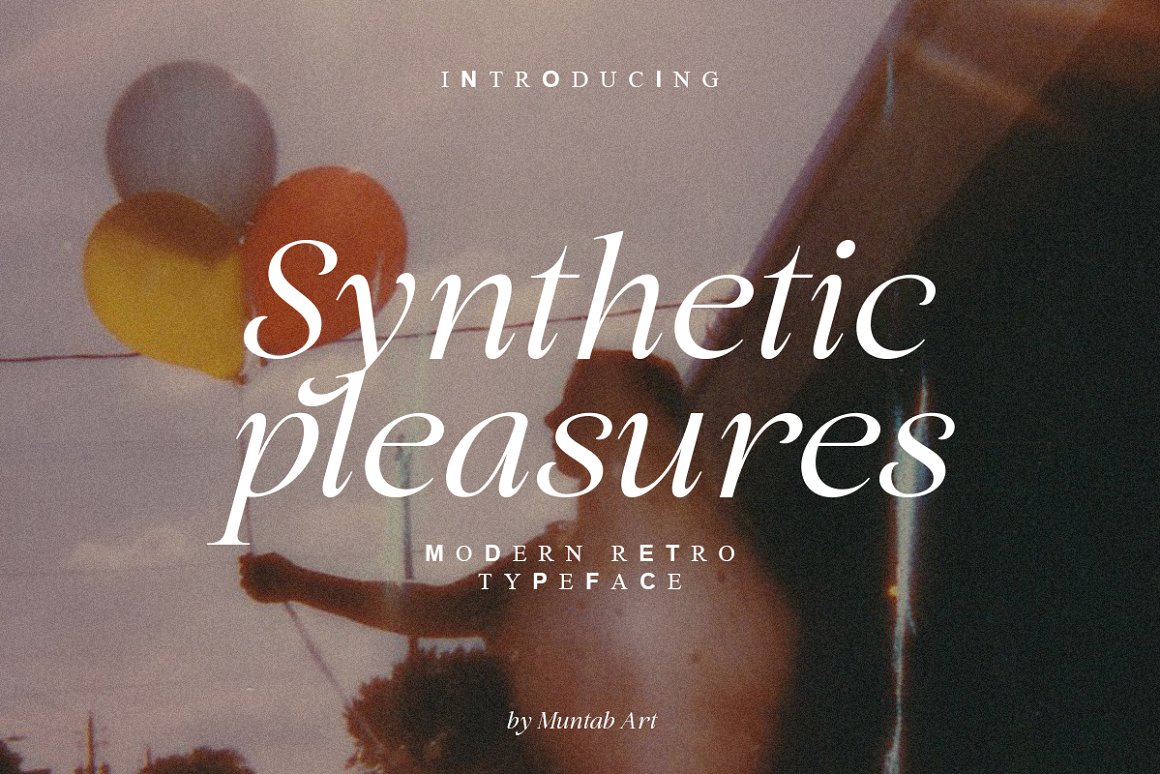 Synthetic Pleasures Font preview