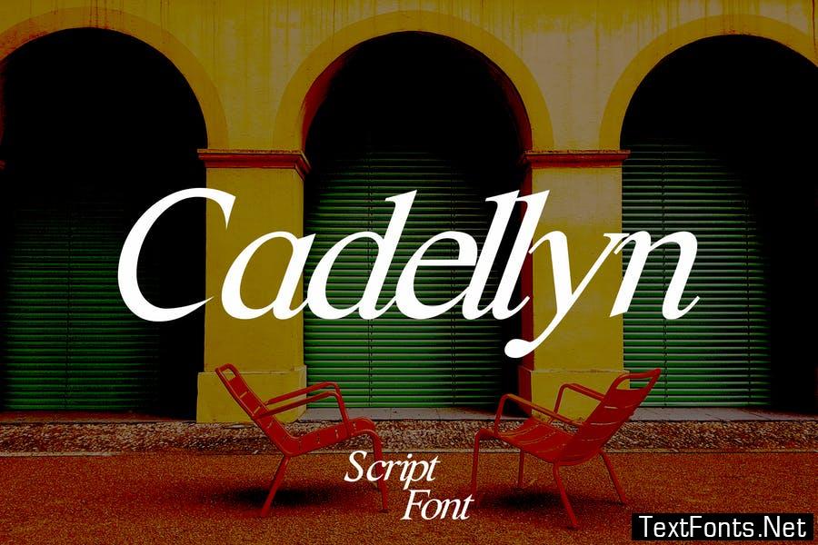Cadellyn Font preview