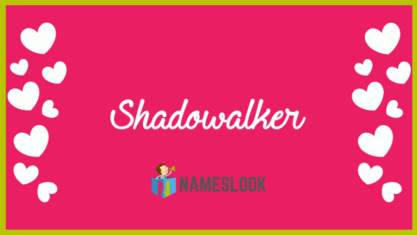 Shadowalker Font preview