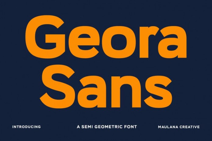 Geora Sans Regular Font preview