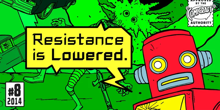 Resistance Is Lowered Font preview