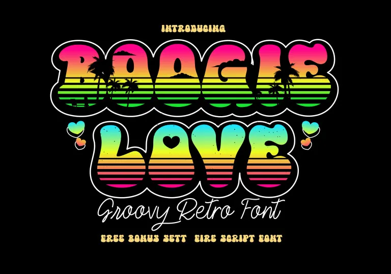 Boogie Love Font preview