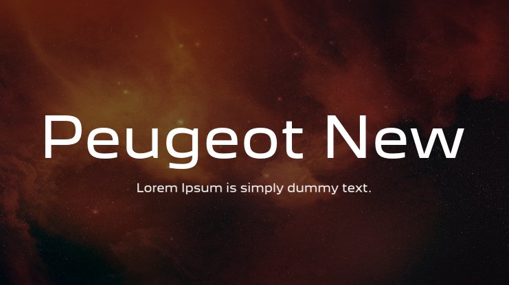 Peugeot New Arabic Regular Font preview