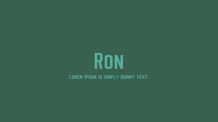 Ron Font preview