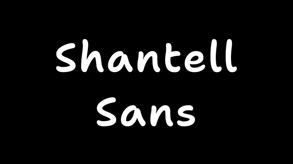 Shantell Sans Medium Font preview