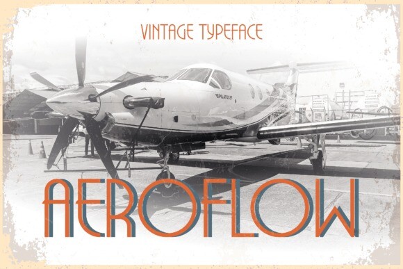 Aeroflow Regular Font preview