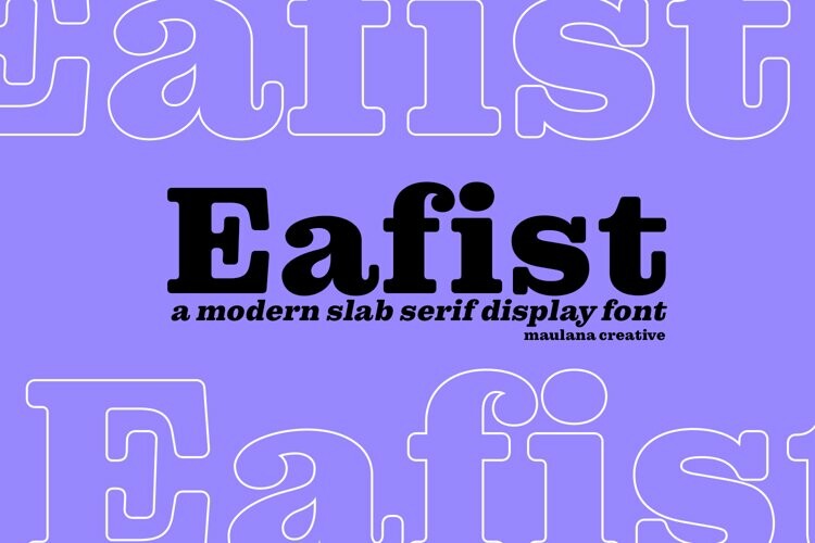 Eafist Regular Font preview