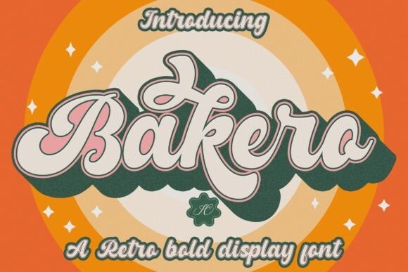 Bakero Font preview