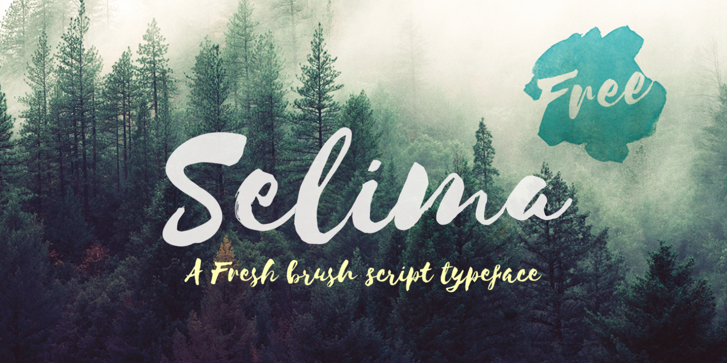 Selima Font preview