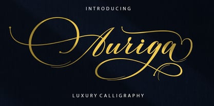 Auriga Font preview