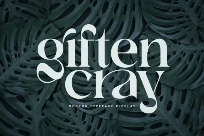 Giften Font preview