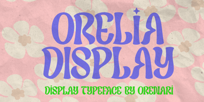 Orelia Display Font preview