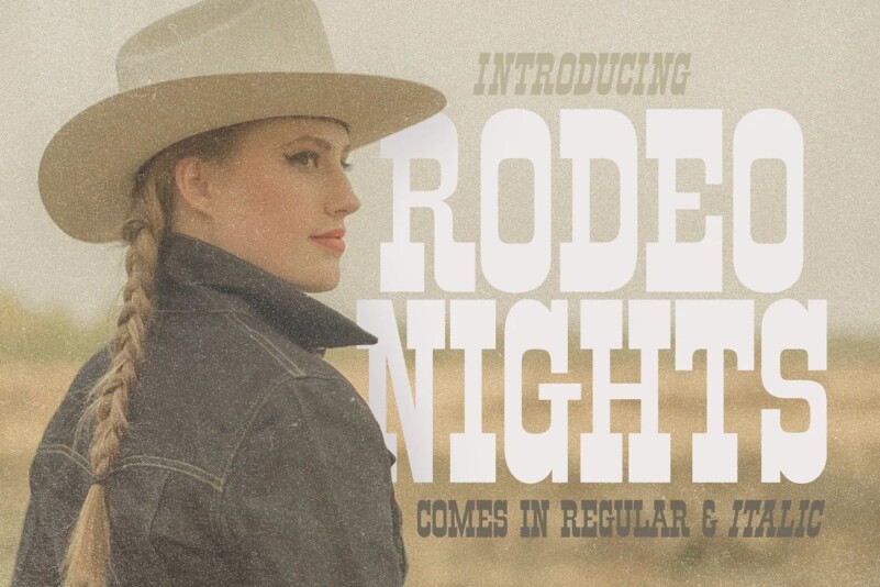Rodeo Nights Font preview
