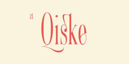 Zt Qiske Regular Font preview