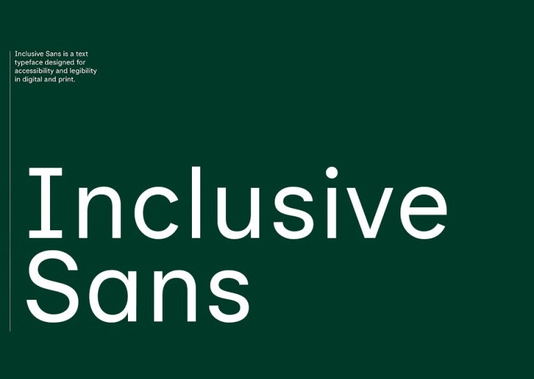 Inclusive Sans Font preview