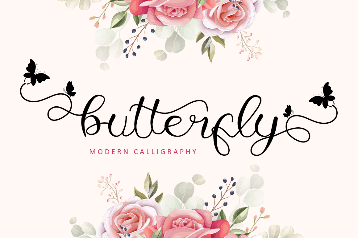 Butterfly Regular Font preview