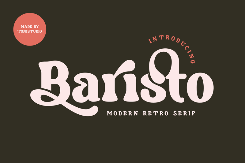 Baristo Regular Font preview