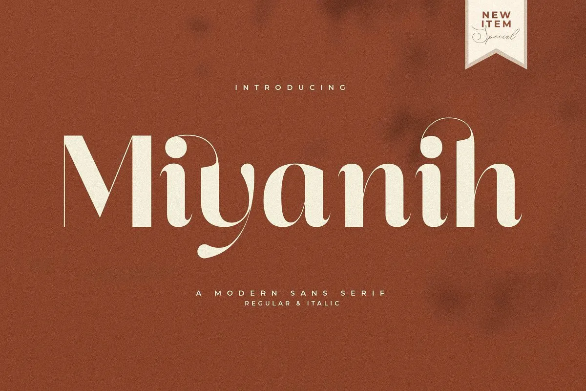 Miyanih Font preview