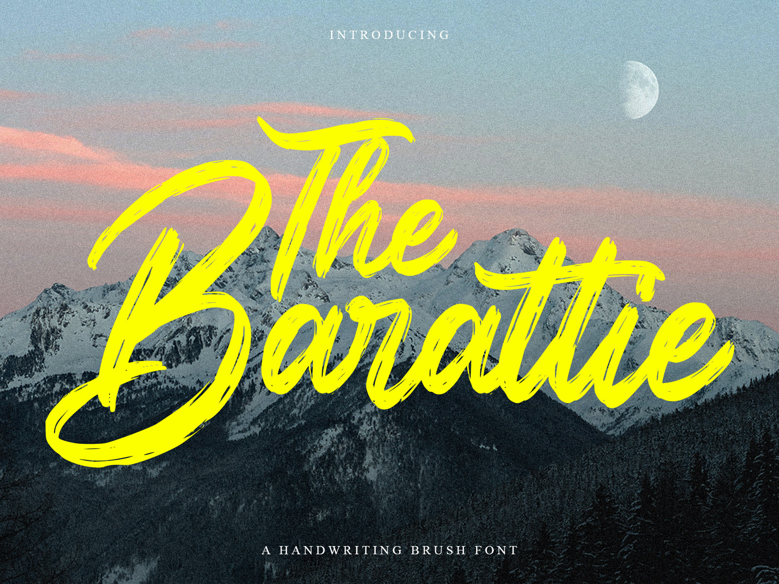 The Barattie Font preview