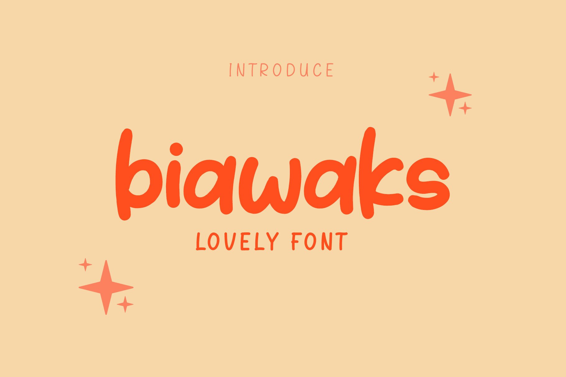 Biawaks Font preview