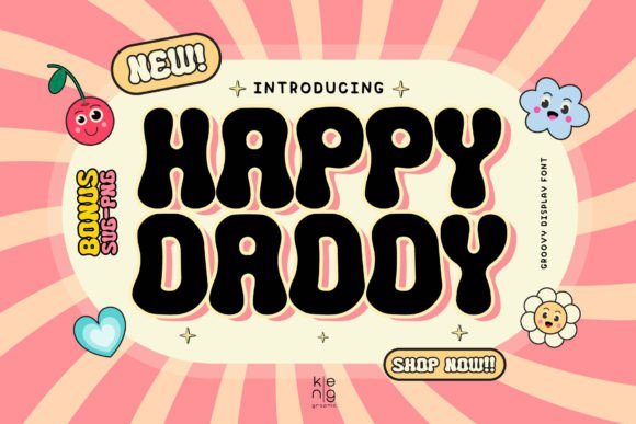 Happy Daddy Font preview