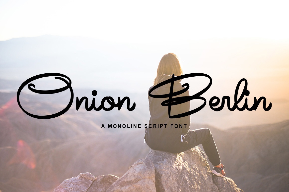 Onion Berlin Font preview