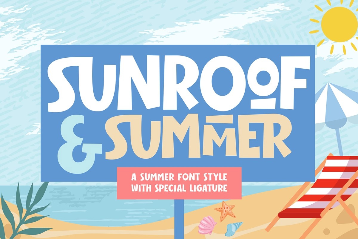 Sunroof & Summer Font preview