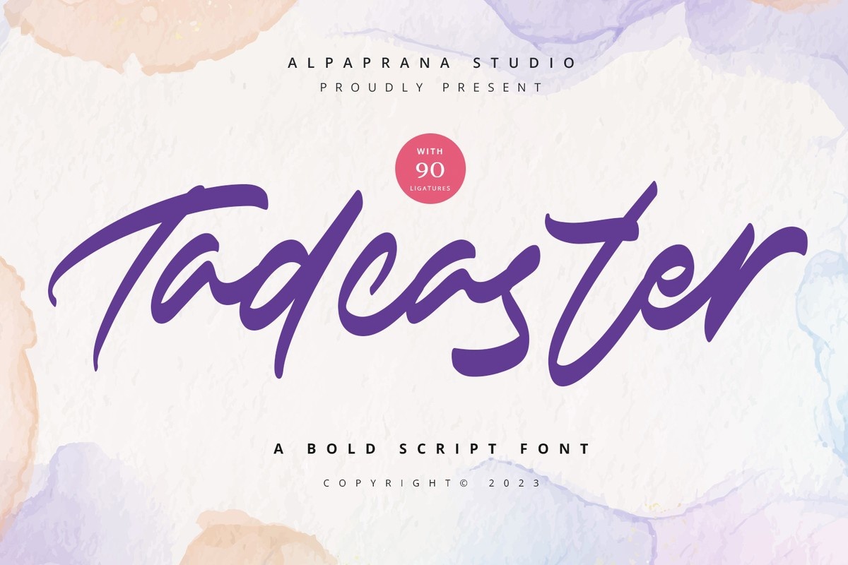 Tadcaster Font preview