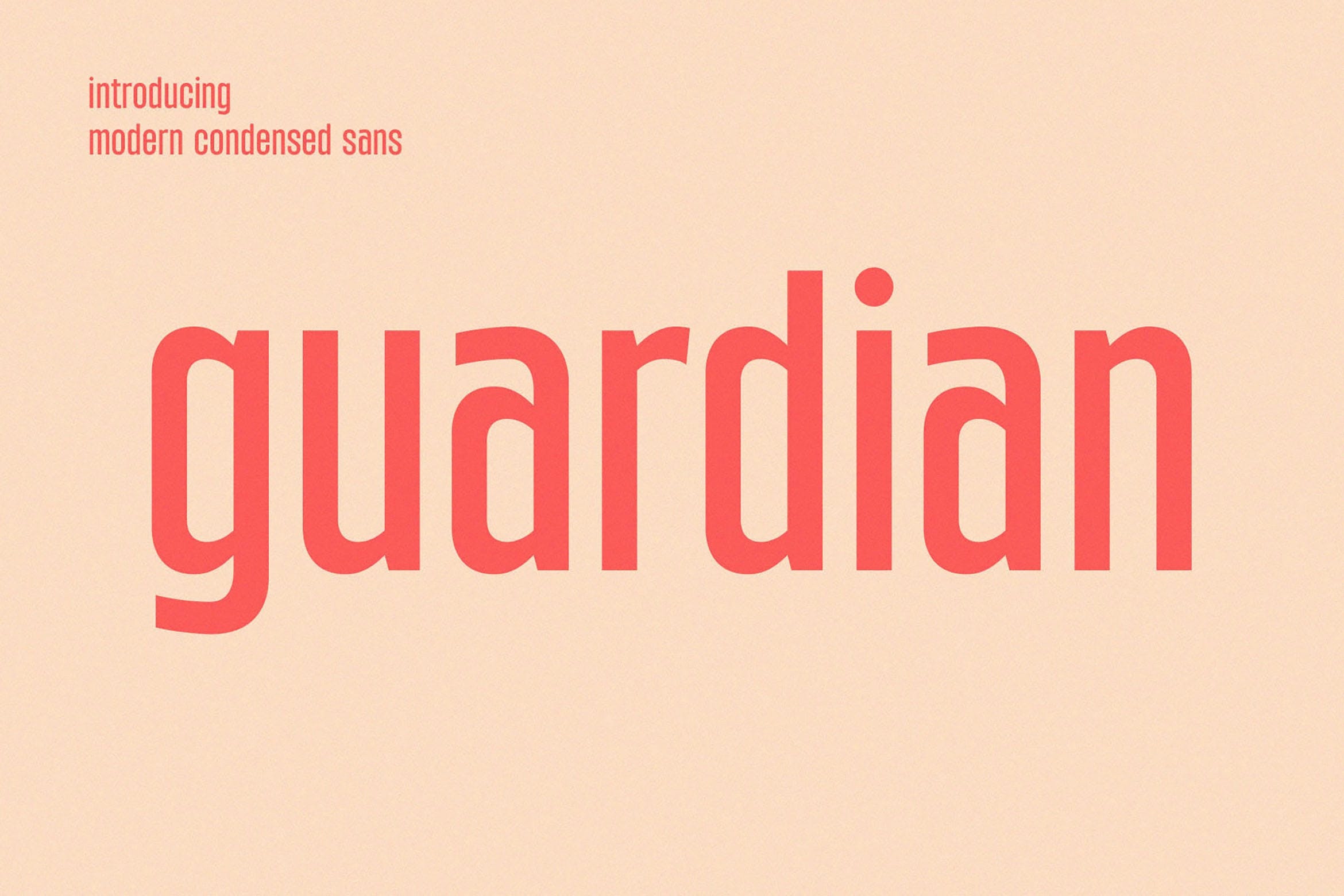 Guardian Font preview