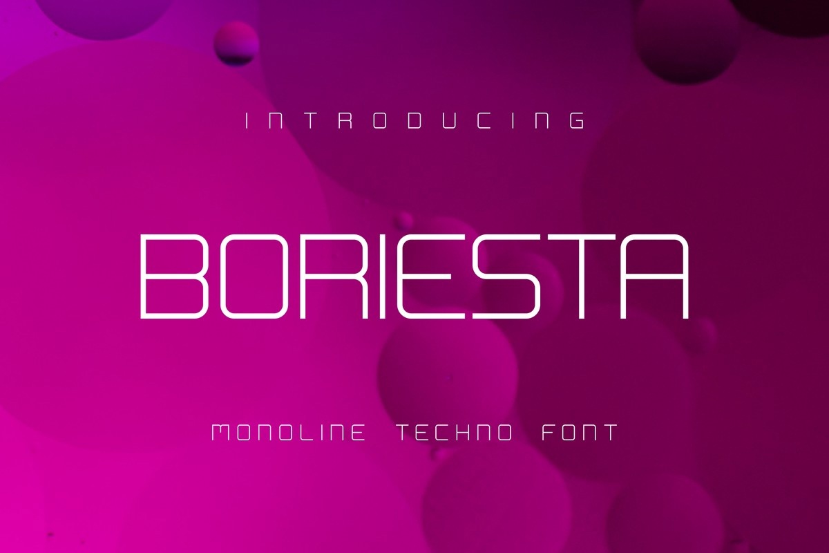 Boriesta Regular Font preview
