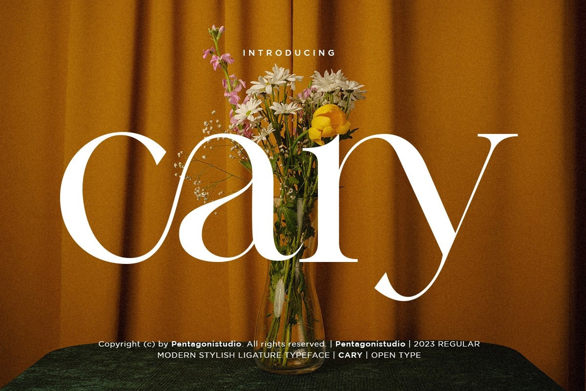 Cary Font preview