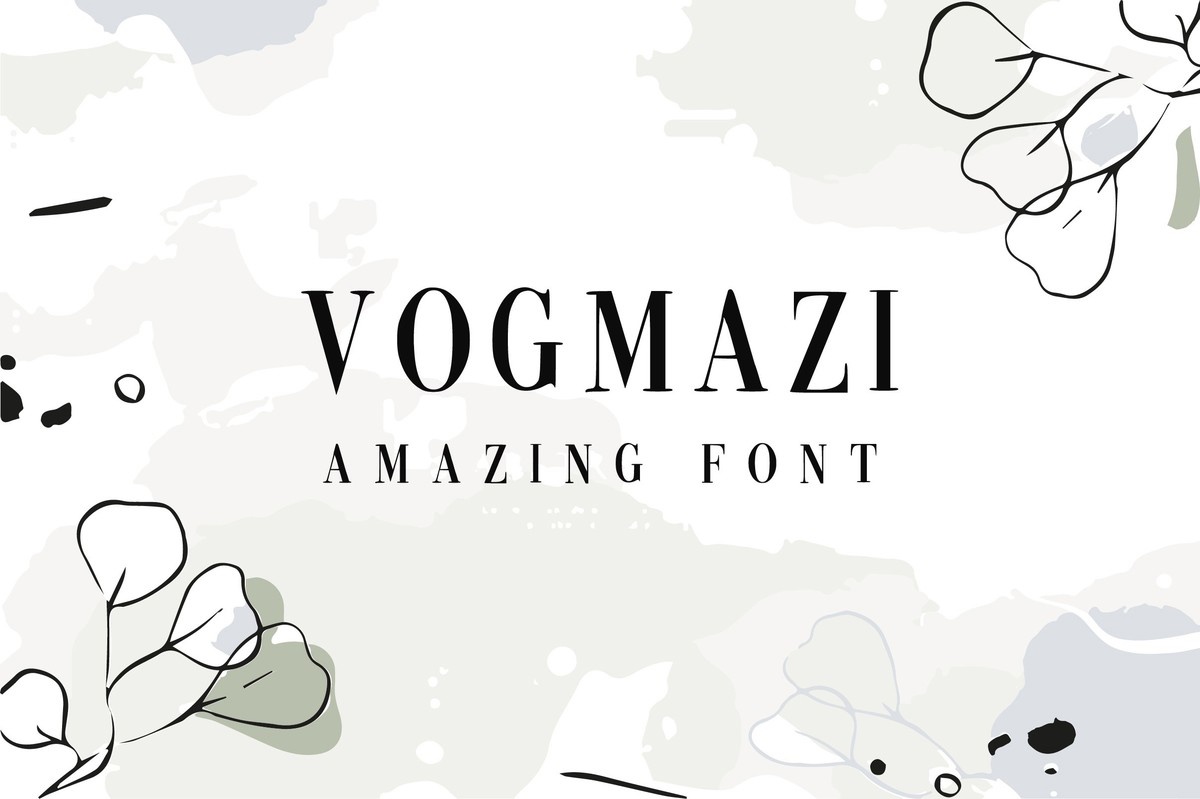 Vogmazi Font preview