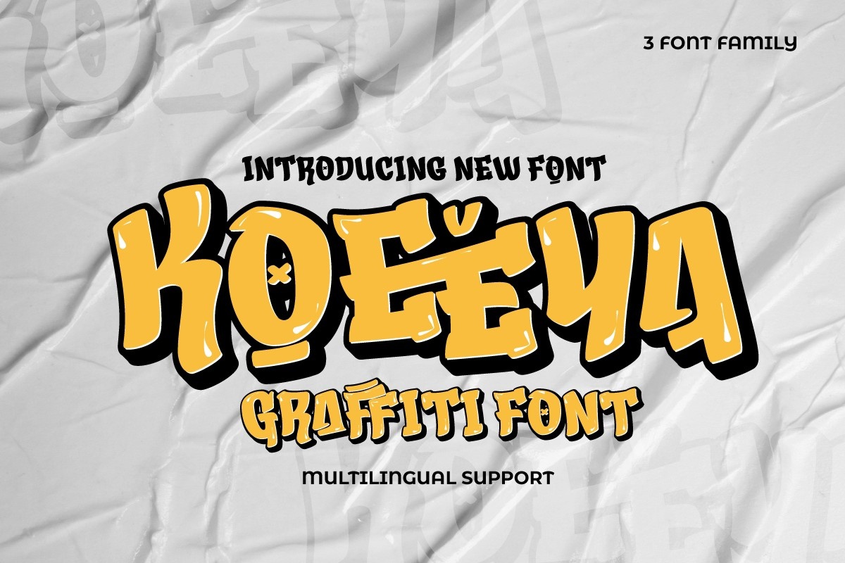 Koeeya Line Font preview