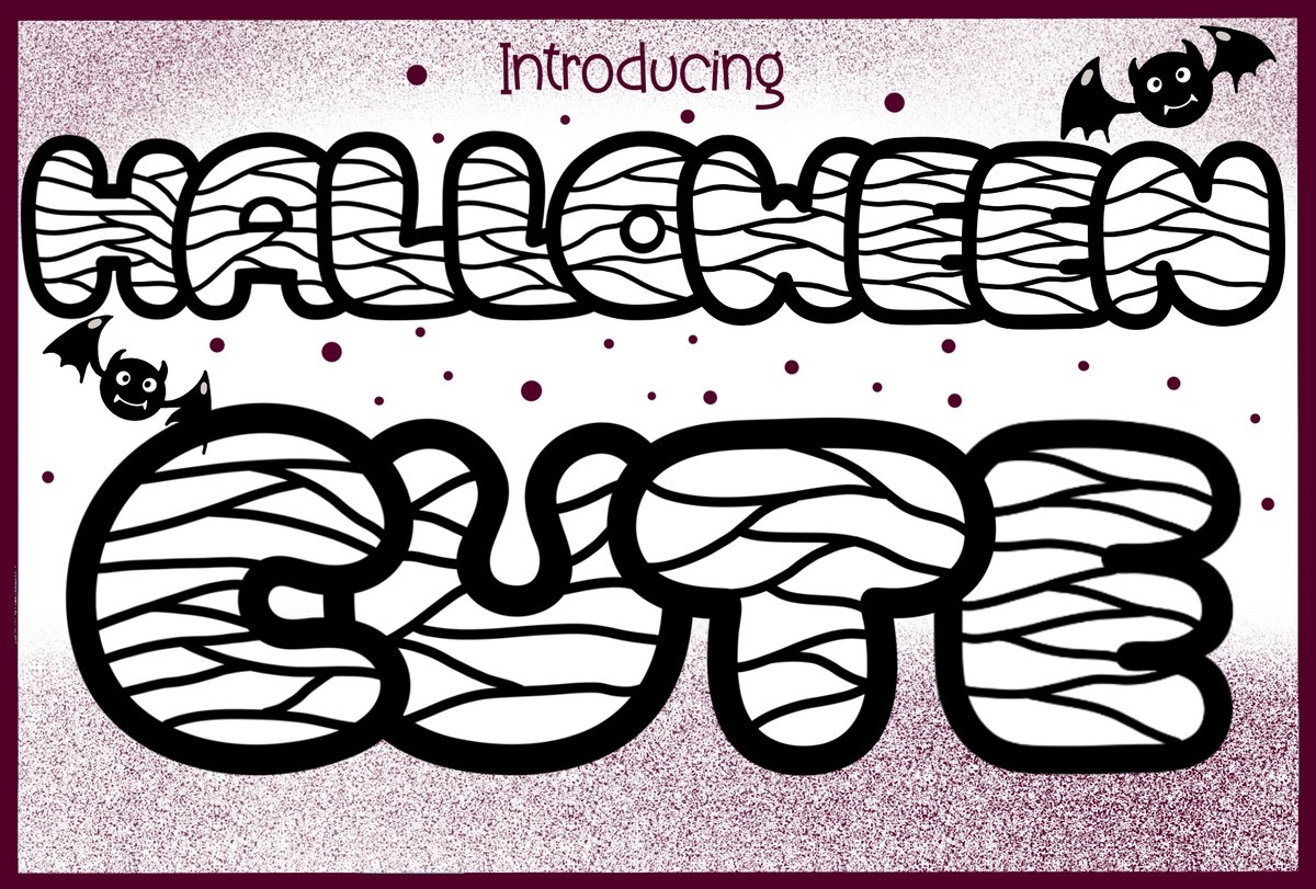 Halloween Cute Font preview