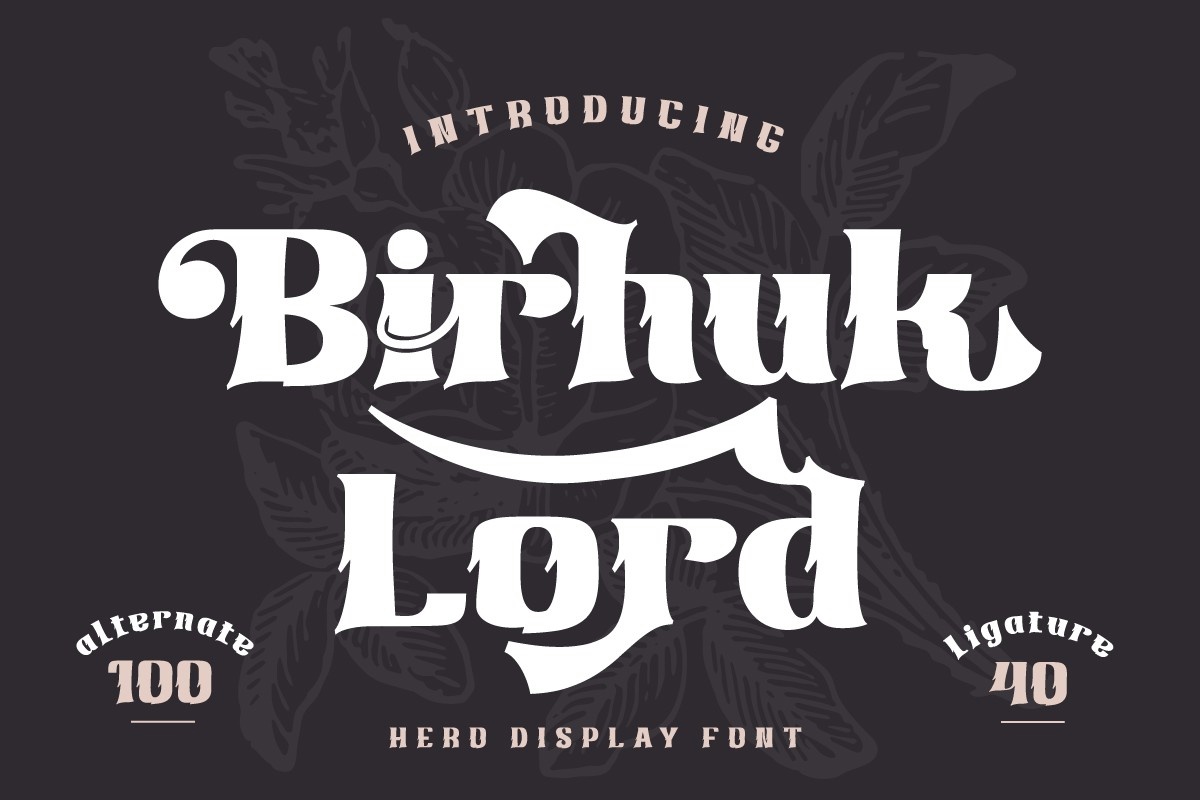 Birhuk Lord Regular Font preview