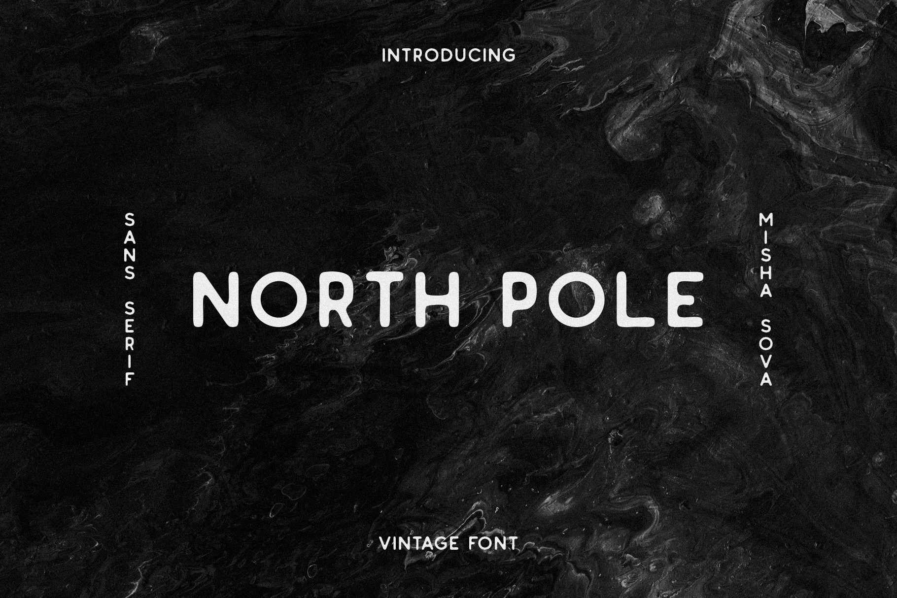 North Pole Stamp Font preview