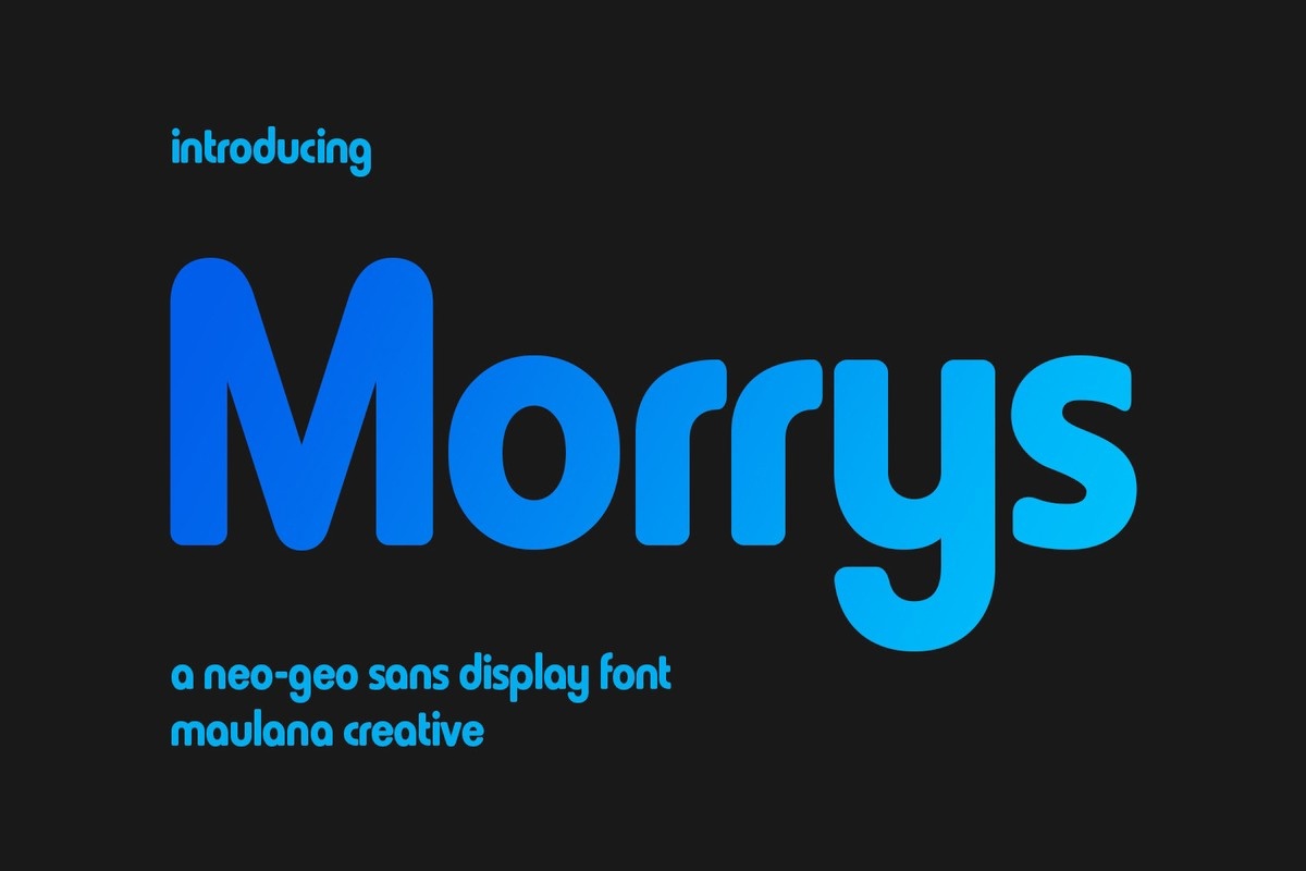 Morrys Font preview