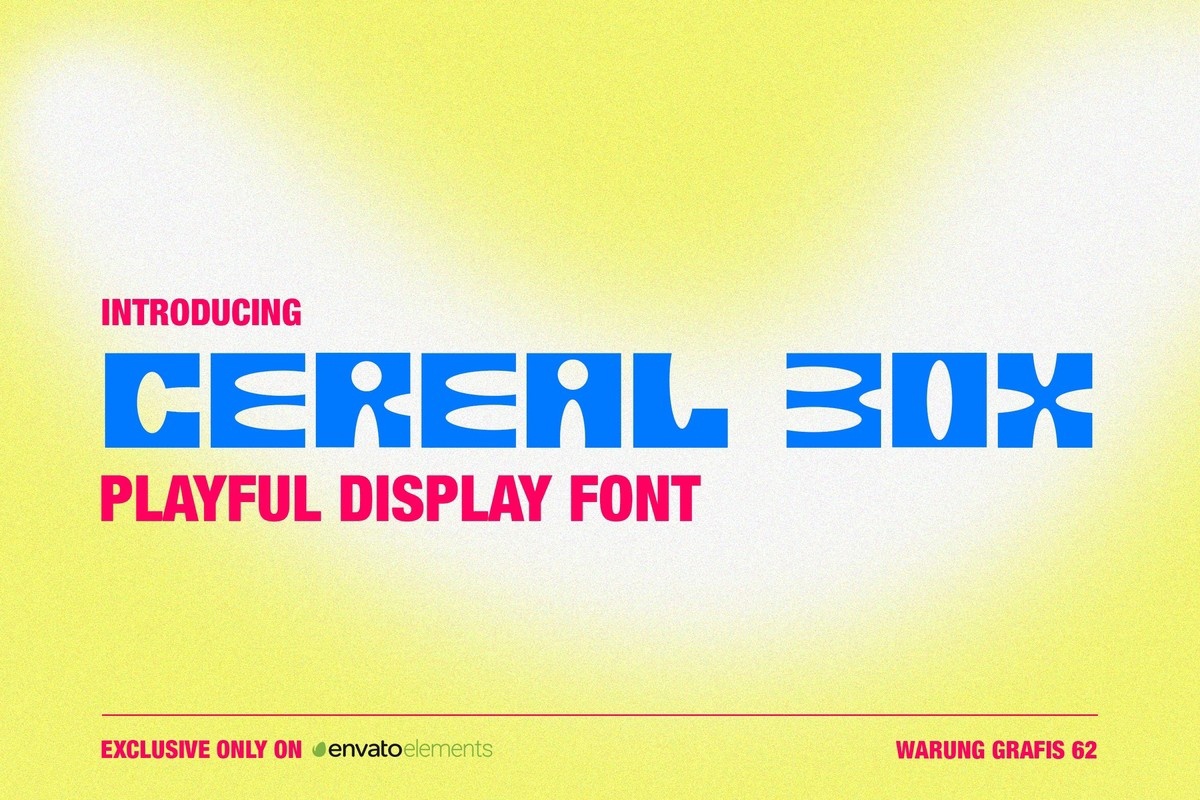 Cereal Box Font preview