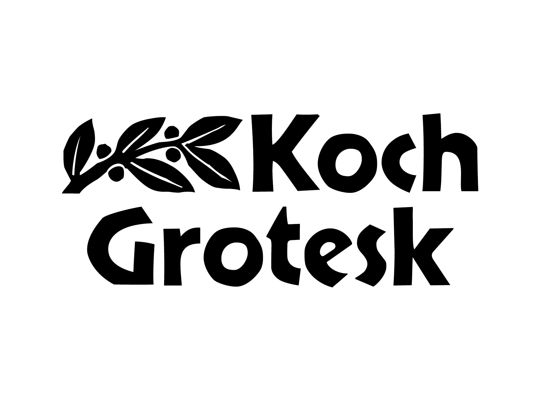 Koch Grotesk 28Doppelmittel Font preview